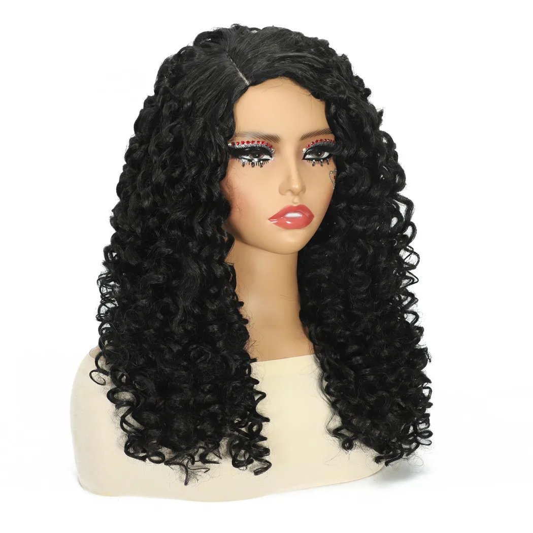 Synthetic Kinky Curly Wig Color Black Wigs for Women High Temperature Fiber Synthetic Hair Easy to Wear Wigs for Daily Use
Synthetic Kinky Curly Wig Color Black Wigs for Women High Temperature Fiber Synthetic Hair Easy to Wear Wigs for Daily Use