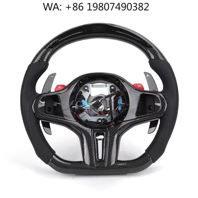 M1 M2 Button Half Perforated Leather LED Carbon Fiber Steering Wheel Fit G20 G29 Z4 G05 G01 G06 G38 G30 X5 M3 M4 M5 F90 Modified
M1 M2 Button Half Perforated Leather LED Carbon Fiber Steering Wheel Fit G20 G29 Z4 G05 G01 G06 G38 G30 X5 M3 M4 M5 F90 Modified