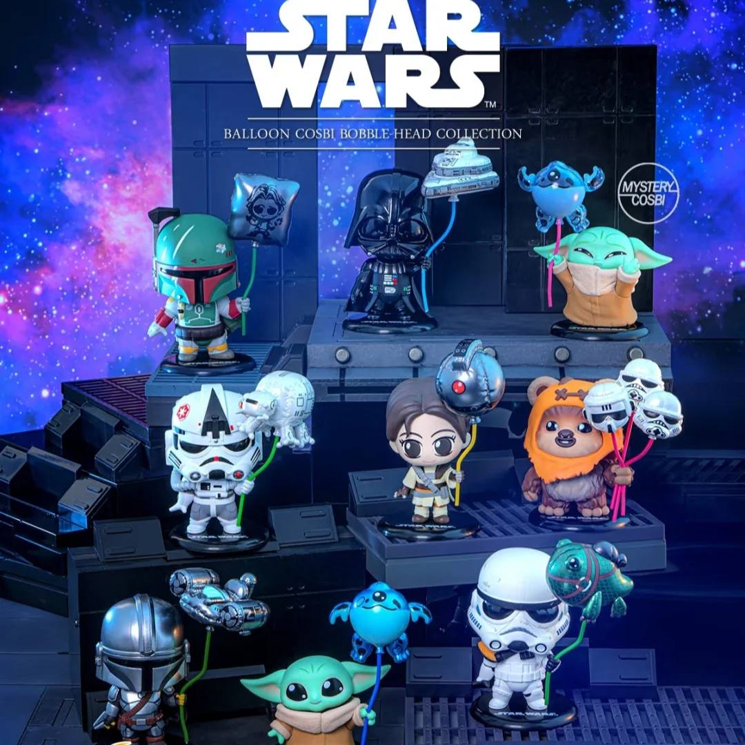 Original Star Wars Balloon Cosbi Bobble-Head Collection Series Blind Box Mini Figure Collectible Toy Blind Box Kids Gift
Original Star Wars Balloon Cosbi Bobble-Head Collection Series Blind Box Mini Figure Collectible Toy Blind Box Kids Gift
