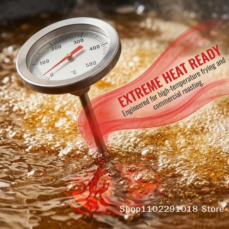 Практичный биметаллический высокотемпературный термометр 0-500°C для духовки, гриля, коптильни, выпечки и домашнего использования
Практичный биметаллический высокотемпературный термометр 0-500°C для духовки, гриля, коптильни, выпечки и домашнего использования