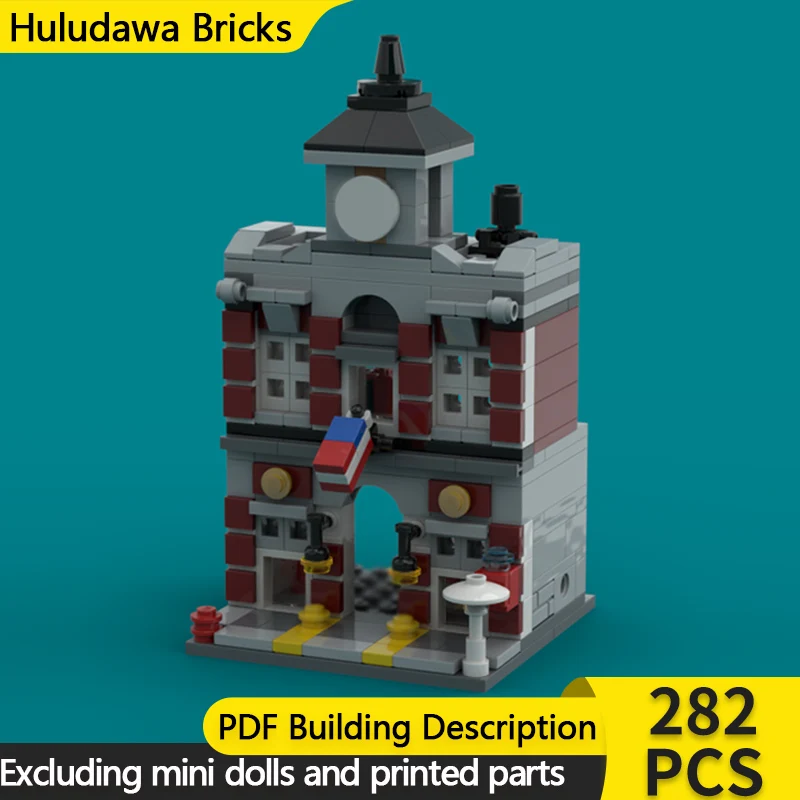 Модель City Street View MOC, строительные кирпичи, старый центр пожарной станции, модульная технология, детские праздничные подарки, сборные игрушки, костюм
Модель City Street View MOC, строительные кирпичи, старый центр пожарной станции, модульная технология, детские праздничные подарки, сборные игрушки, костюм