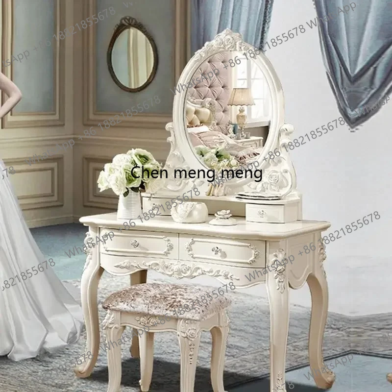 White Dressing Table With Mirror And Stool Chest Of Drawers Makeup Tables European Dressers For Bedroom Furniture Makeup Vanity
White Dressing Table With Mirror And Stool Chest Of Drawers Makeup Tables European Dressers For Bedroom Furniture Makeup Vanity