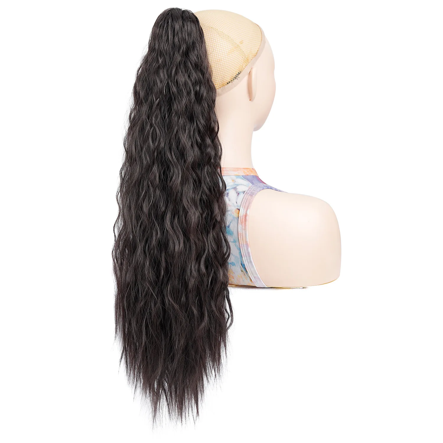 Synthetic Wig for Women Corn Perm Long Curly Ponytail Voluminous Water Wave Extension High Density Cosplay Daily Party Styling
Synthetic Wig for Women Corn Perm Long Curly Ponytail Voluminous Water Wave Extension High Density Cosplay Daily Party Styling