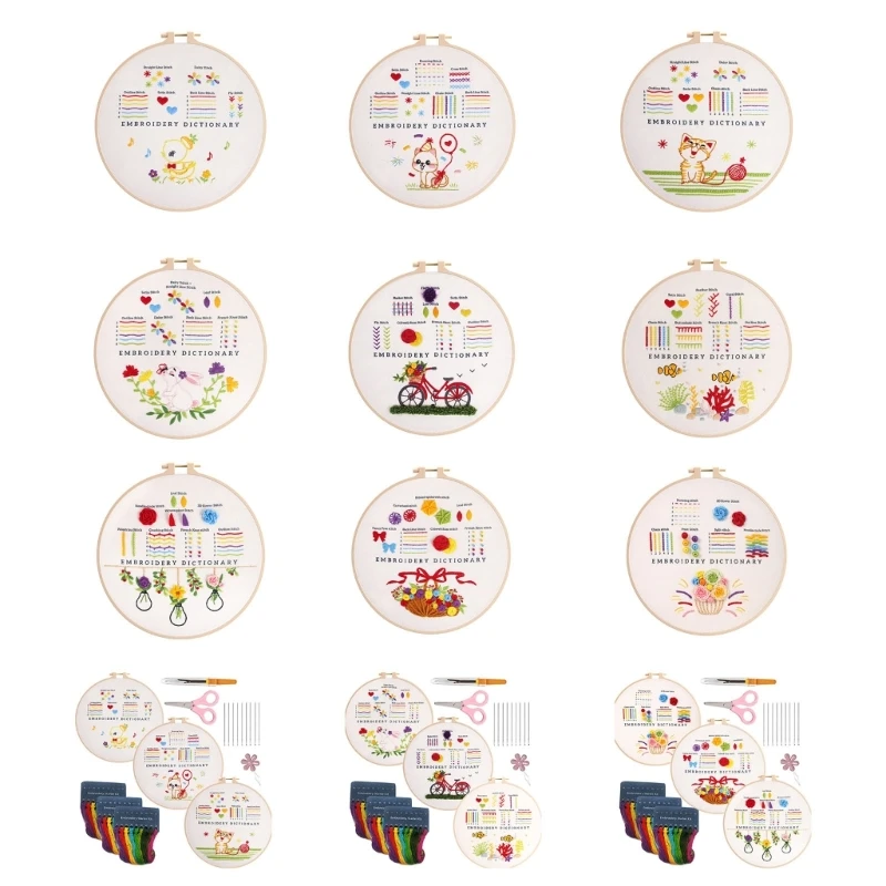 2024 New Beginners Embroidery Stitch Practice Kits Embroidery Starter Kits-Cross Stitch Kits with Detailed Instructions DIY Gift
2024 New Beginners Embroidery Stitch Practice Kits Embroidery Starter Kits-Cross Stitch Kits with Detailed Instructions DIY Gift