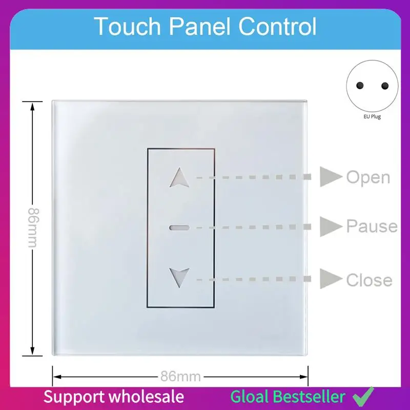 A38M 2 Piece Tuya Wifi Smart Touch Button Switch White Plastic For Alexa Home Siri EU Plug
A38M 2 Piece Tuya Wifi Smart Touch Button Switch White Plastic For Alexa Home Siri EU Plug