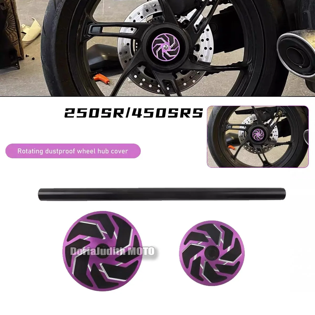 Fit For CFMOTO 450SRS 250SR rear wheel decorative cover wheel hub protective cover rust proof cover aluminum rotating dust cover
Fit For CFMOTO 450SRS 250SR rear wheel decorative cover wheel hub protective cover rust proof cover aluminum rotating dust cover