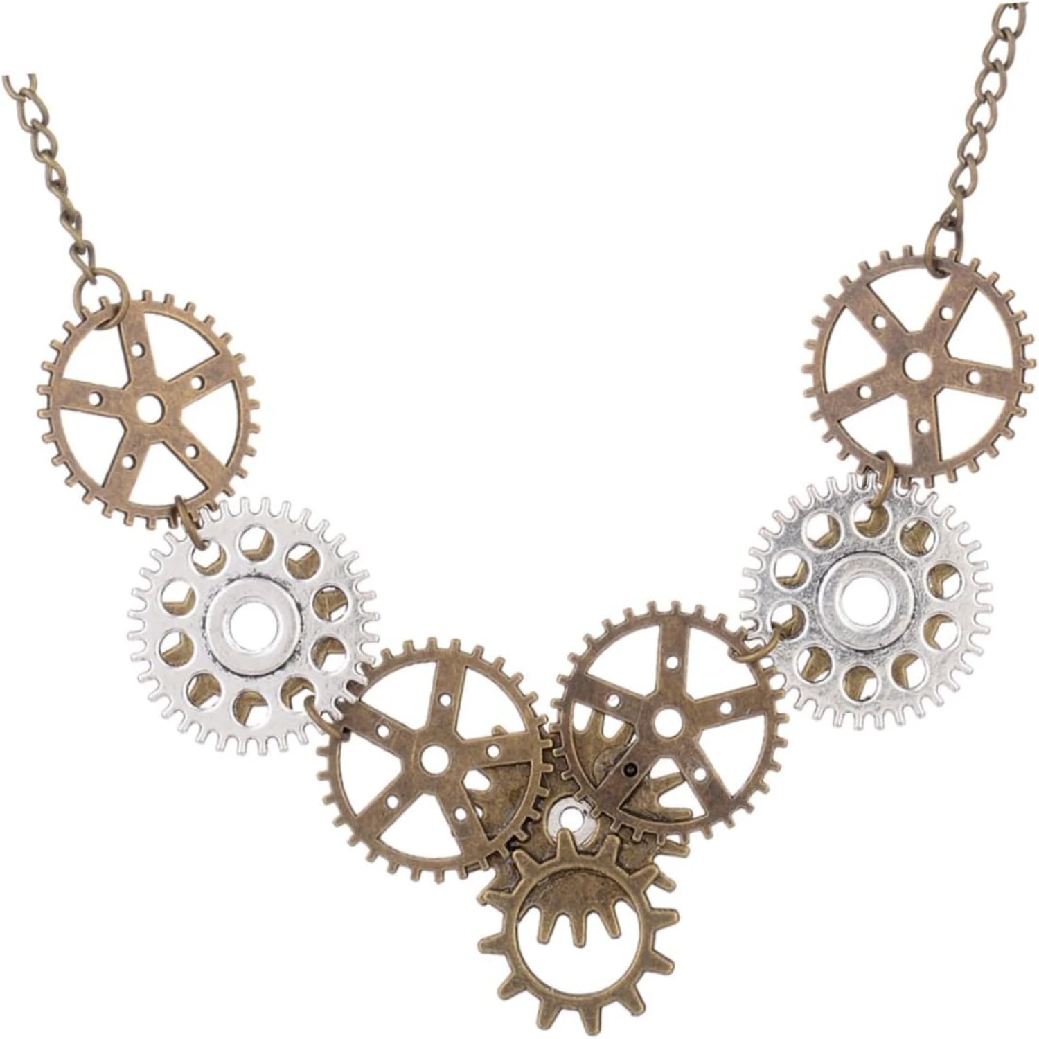 Retro Circle Necklace Labret Jewelry Steampunk Pendant - Vintage Rock Punk Gear Necklace for Clothing, Elegant European & Americ
Retro Circle Necklace Labret Jewelry Steampunk Pendant - Vintage Rock Punk Gear Necklace for Clothing, Elegant European & Americ
