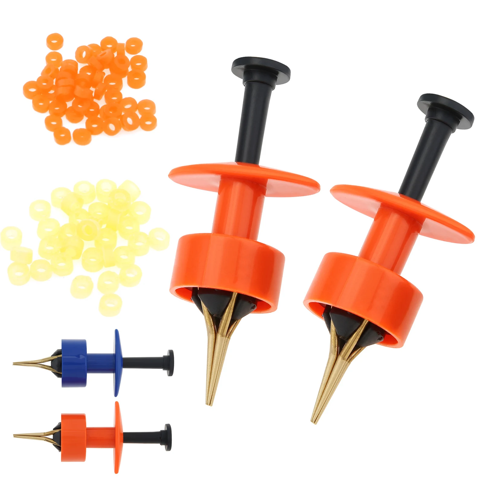 2pcs/set Portable Copper ABS Pellet Bander Tool Fishing Clip with Micro Bait Bands Banding Match Coarse Fishing Terminal Tackle
2pcs/set Portable Copper ABS Pellet Bander Tool Fishing Clip with Micro Bait Bands Banding Match Coarse Fishing Terminal Tackle