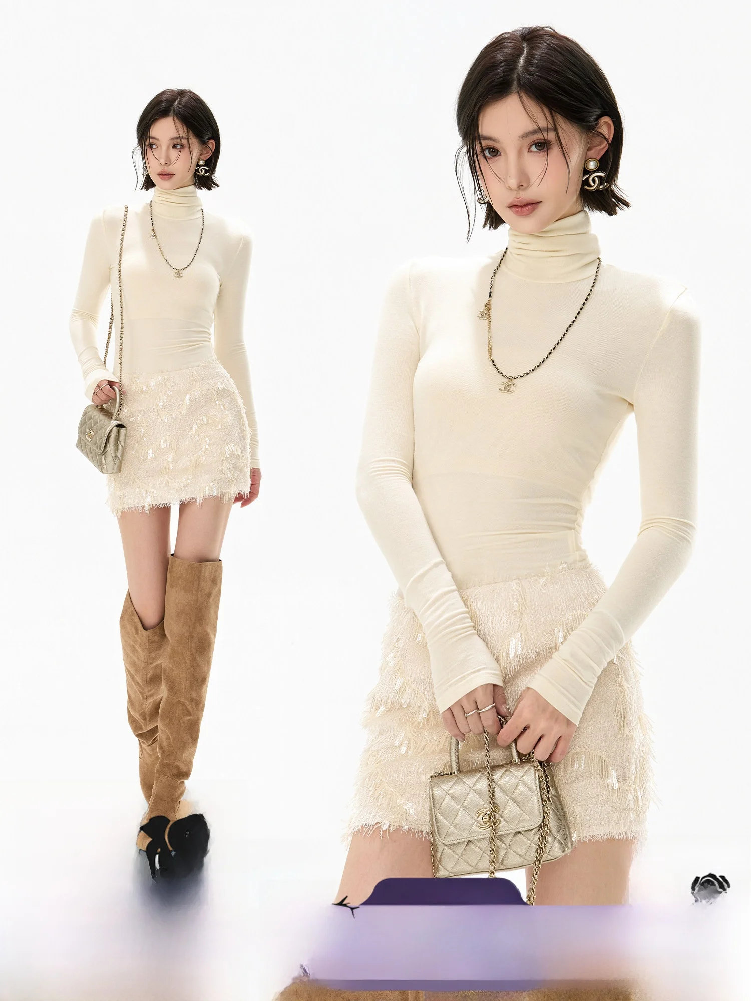 CYNR Original Design High Sensitivi Camere Knitted Slim Fit Long Sve Crew Ne Base irt Women's Commute Sle Top
CYNR Original Design High Sensitivi Camere Knitted Slim Fit Long Sve Crew Ne Base irt Women's Commute Sle Top