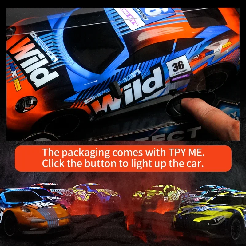 1:18 вездеходный внедорожный автомобиль с подсветкой 2,4 ГГц RC гоночный дрифт-автомобиль 10 км/ч высокоскоростной внедорожник детский автомобиль игрушечный подарок ребенку
1:18 вездеходный внедорожный автомобиль с подсветкой 2,4 ГГц RC гоночный дрифт-автомобиль 10 км/ч высокоскоростной внедорожник детский автомобиль игрушечный подарок ребенку 