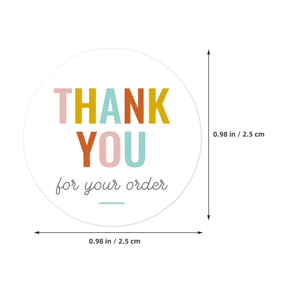 1 Roll Round Thank You Sticker Self-Adhesive Sealing Decal Gift Label Packaging Decorative Stickers For Wedding Party Bags Food
1 Roll Round Thank You Sticker Self-Adhesive Sealing Decal Gift Label Packaging Decorative Stickers For Wedding Party Bags Food