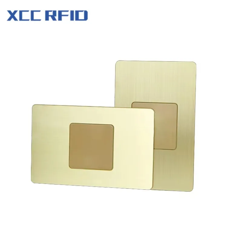 Customizable NFC Metal Card with Ntag 213/215/216 Stainless Steel Waterproof 13.56MHz RFID Communication Interface
Customizable NFC Metal Card with Ntag 213/215/216 Stainless Steel Waterproof 13.56MHz RFID Communication Interface