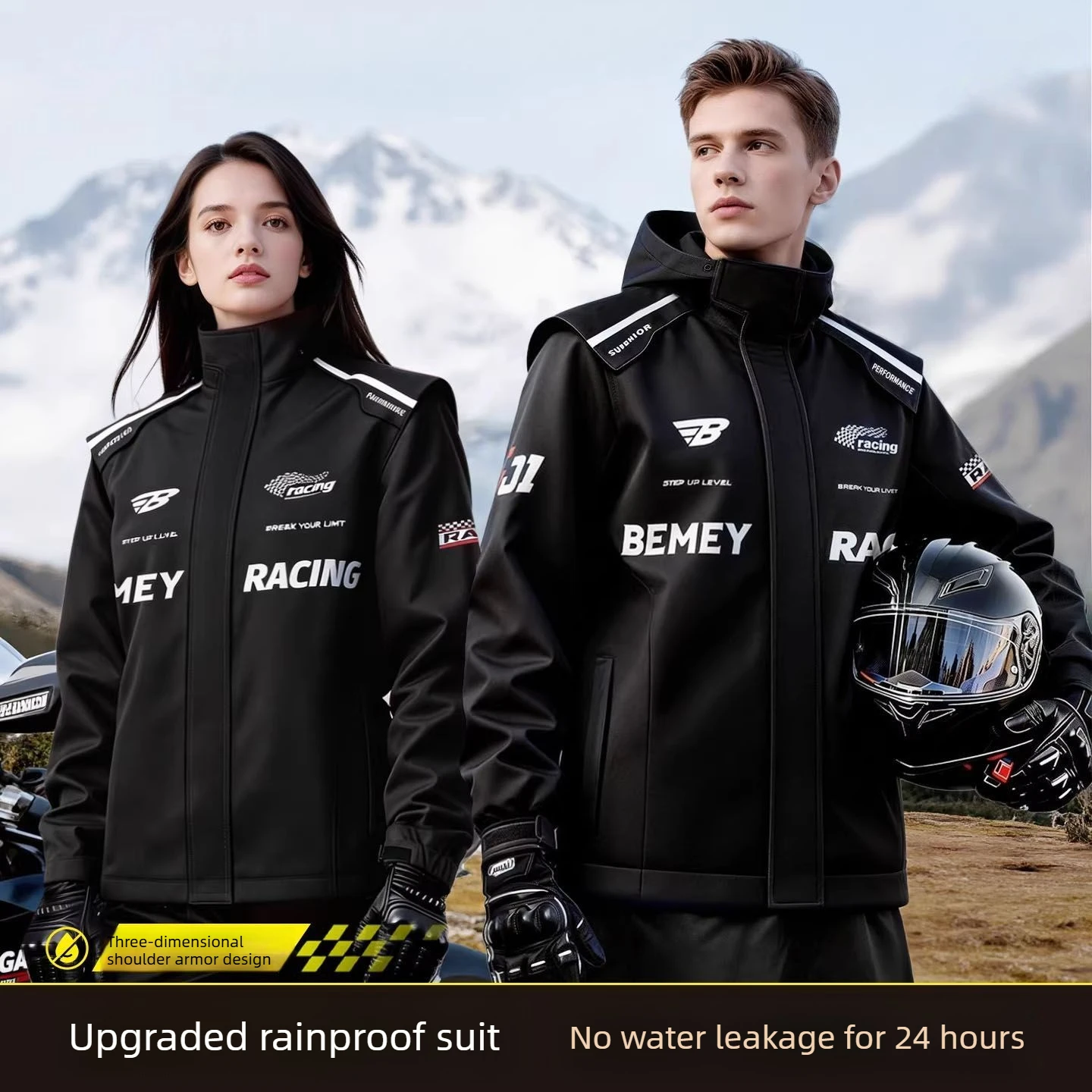 Waterproof Motorcycle Jacket Rainproof Windproof Moto Racing Coat with Armor for Men Women Outdoor Motorbike Suit All Season
Waterproof Motorcycle Jacket Rainproof Windproof Moto Racing Coat with Armor for Men Women Outdoor Motorbike Suit All Season