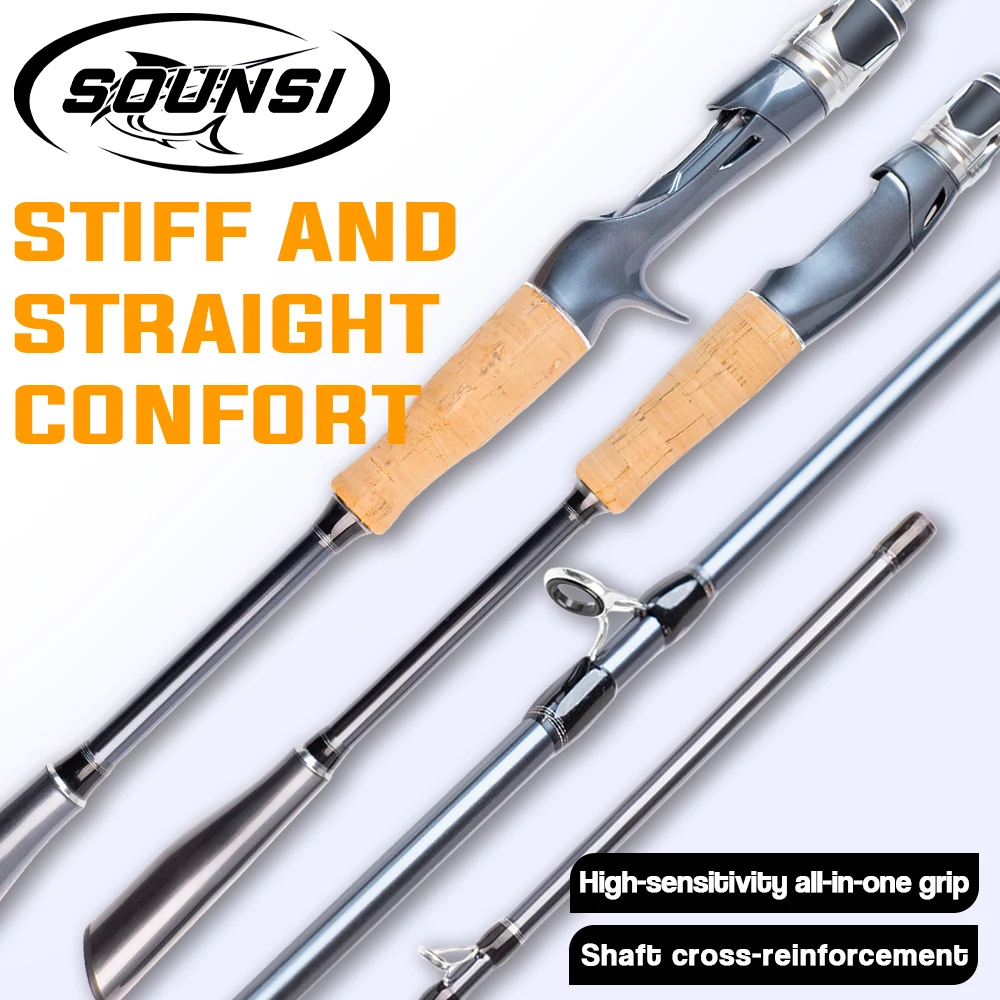 SOUNSI Boat Fishing Rod 2 Sections long Spinning Casting Saltwater Sea Boat Carbon Fiber Bass Lure Fishing Rod
SOUNSI Boat Fishing Rod 2 Sections long Spinning Casting Saltwater Sea Boat Carbon Fiber Bass Lure Fishing Rod