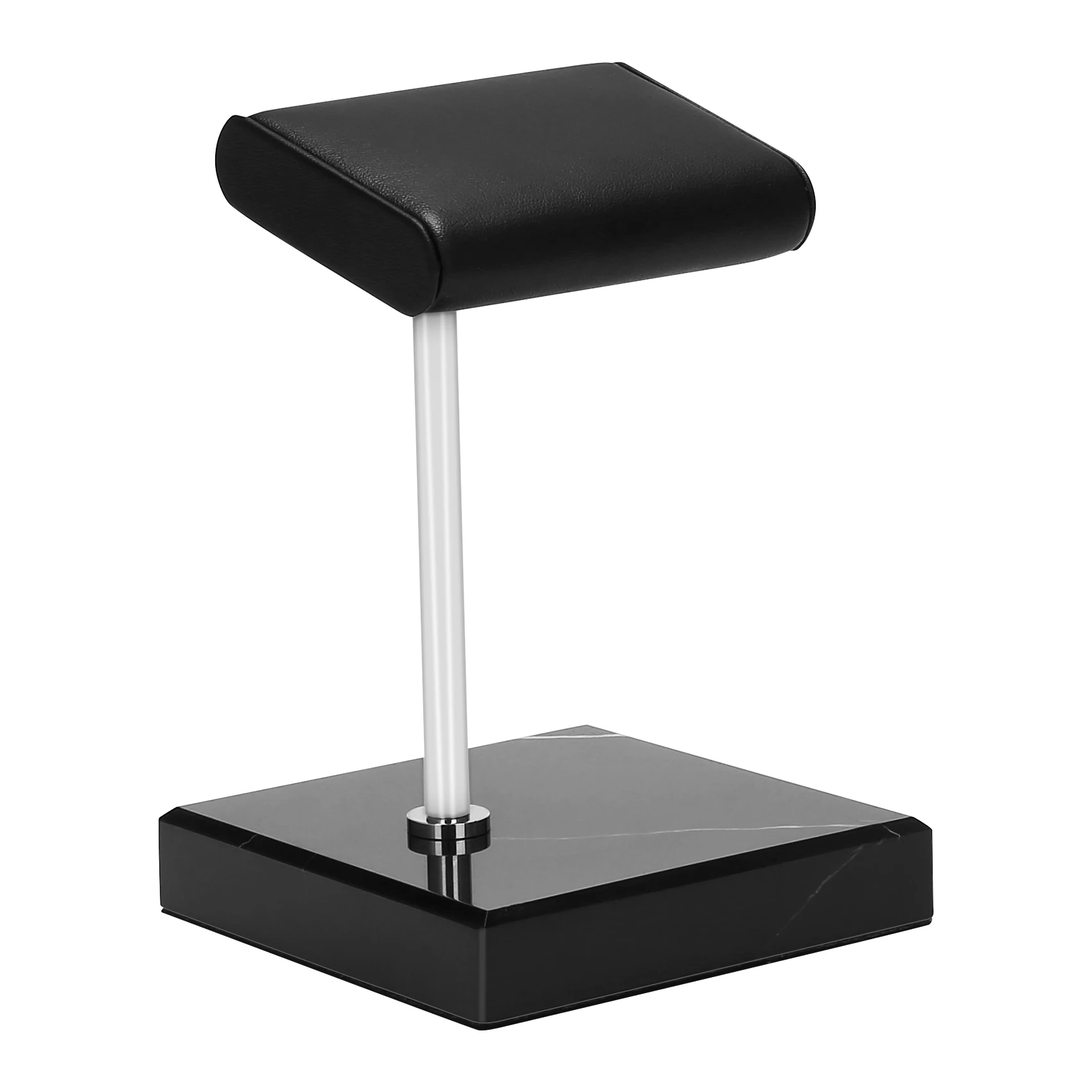 Black Marble Base Watch Stand Silver Color Metal Rod Belt Watch Display Props Bracelet Stand Jewelry Placement
Black Marble Base Watch Stand Silver Color Metal Rod Belt Watch Display Props Bracelet Stand Jewelry Placement