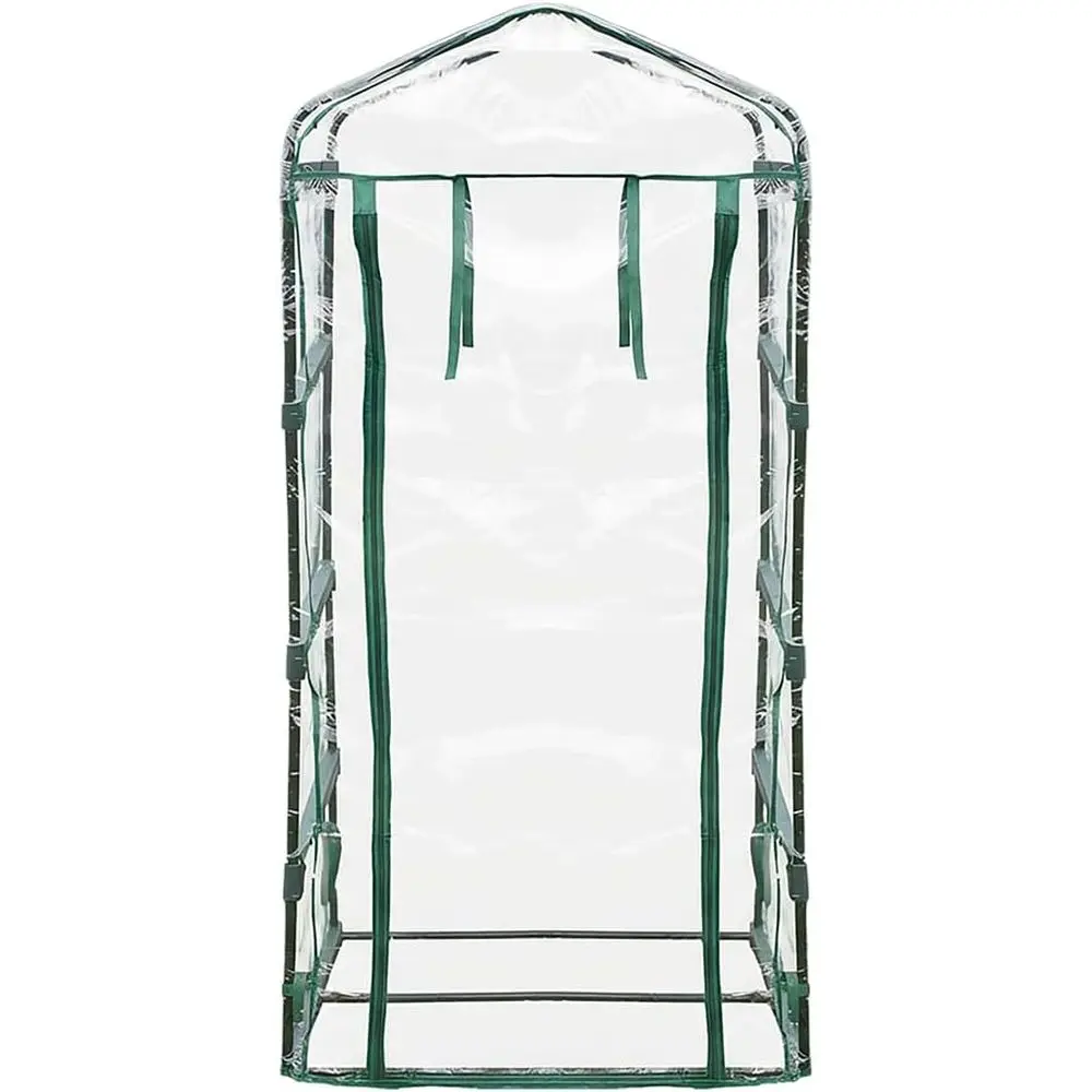 Greenhouse with Growing Rack, 1.5x2.5x5 Feet, 5-Pack
Greenhouse with Growing Rack, 1.5x2.5x5 Feet, 5-Pack