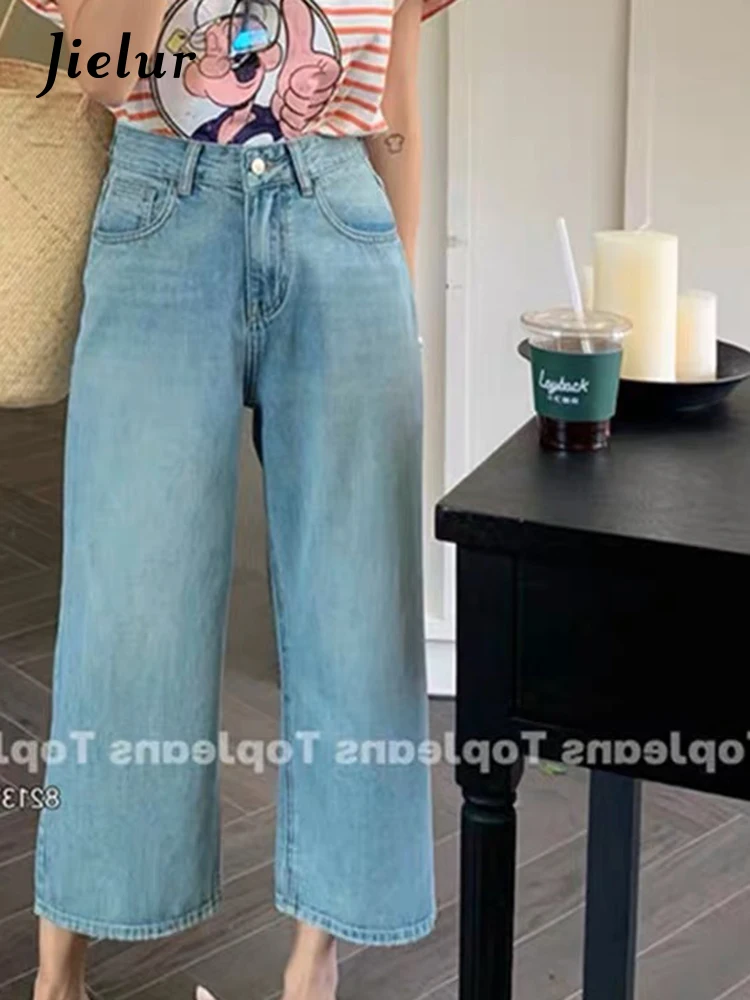 Jielur Autumn New Vintage Slim Street Jeans Woman Casual Loose High Waist Straight Leg Jeans Female Blue Basic Simple Chic Jeans
Jielur Autumn New Vintage Slim Street Jeans Woman Casual Loose High Waist Straight Leg Jeans Female Blue Basic Simple Chic Jeans
