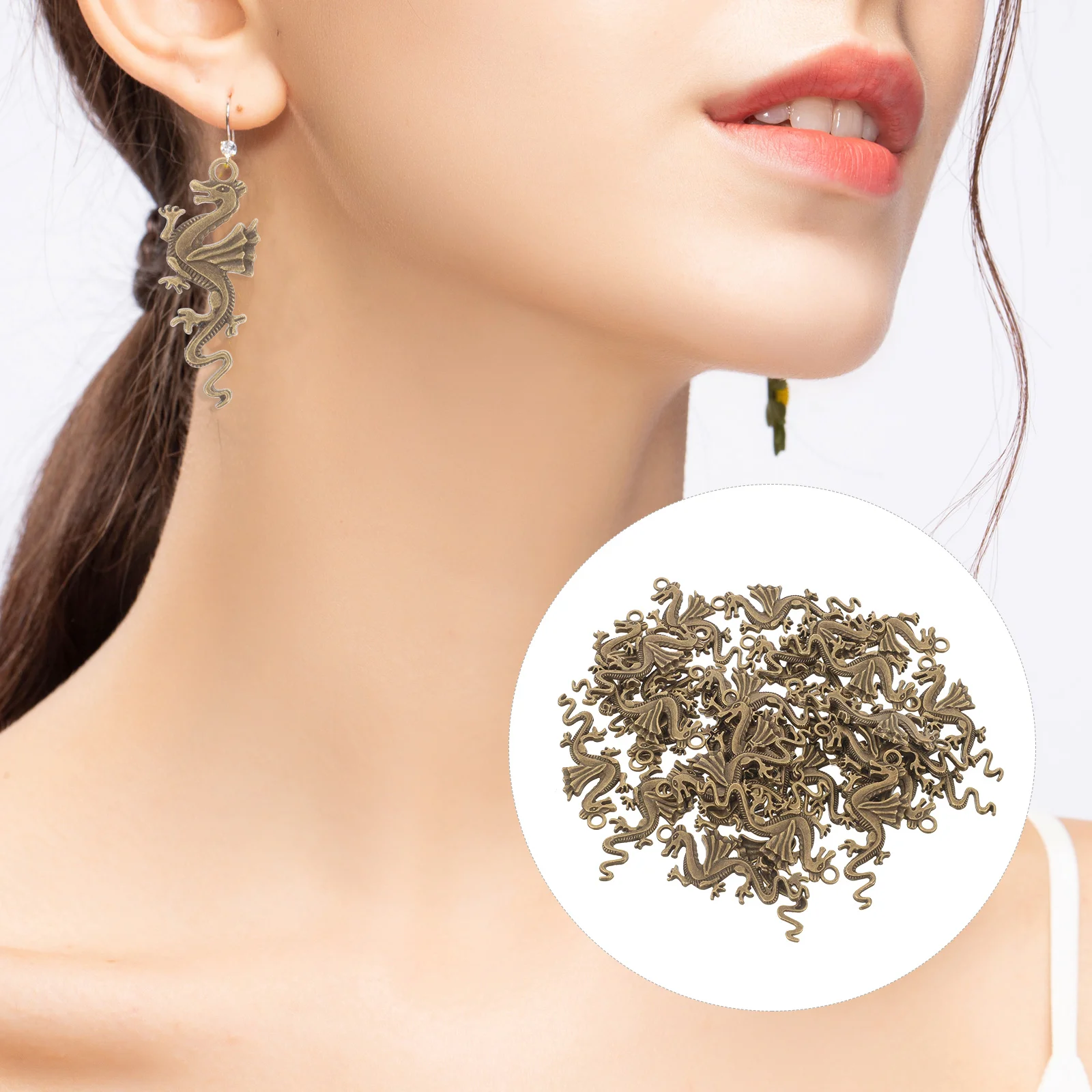 40 Pcs Vintage Dragon Pendant Unisex Necklace Delicate Jewelry Necklaces for Women Clavicle Chain Girls
40 Pcs Vintage Dragon Pendant Unisex Necklace Delicate Jewelry Necklaces for Women Clavicle Chain Girls