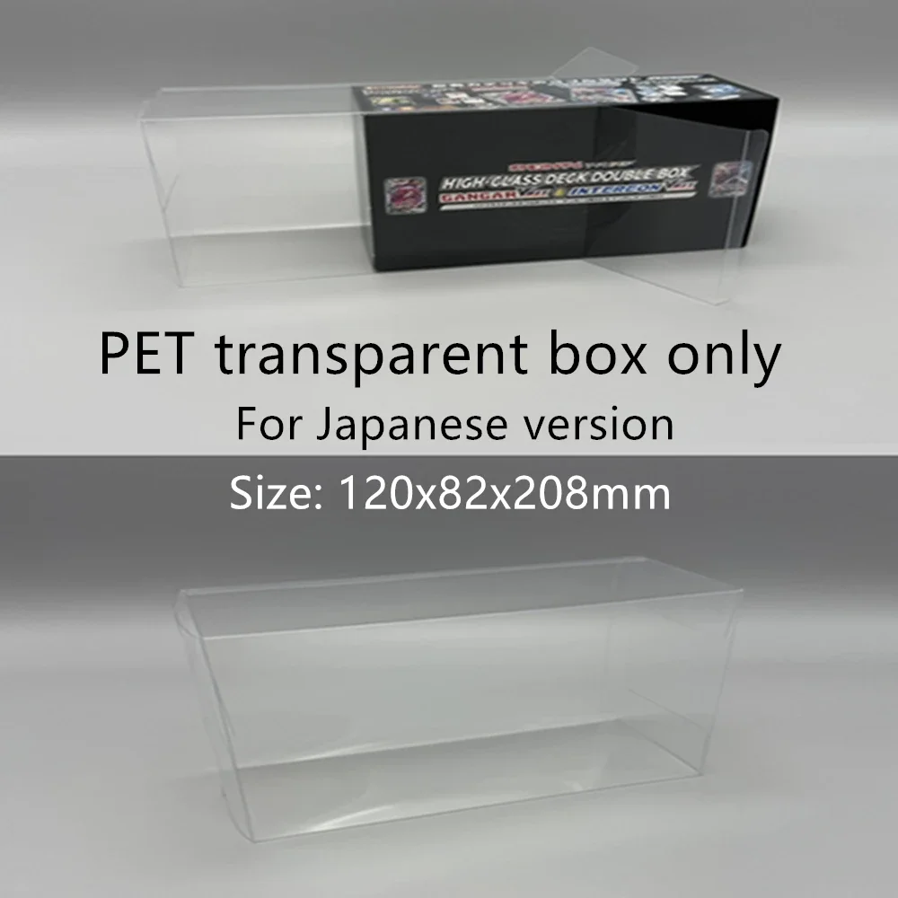 Dustproof Clear Storage Box for GANGAR&INTEREON Card Display Plastic Protector Case for PTCG PET Transparent Boxes
Dustproof Clear Storage Box for GANGAR&INTEREON Card Display Plastic Protector Case for PTCG PET Transparent Boxes