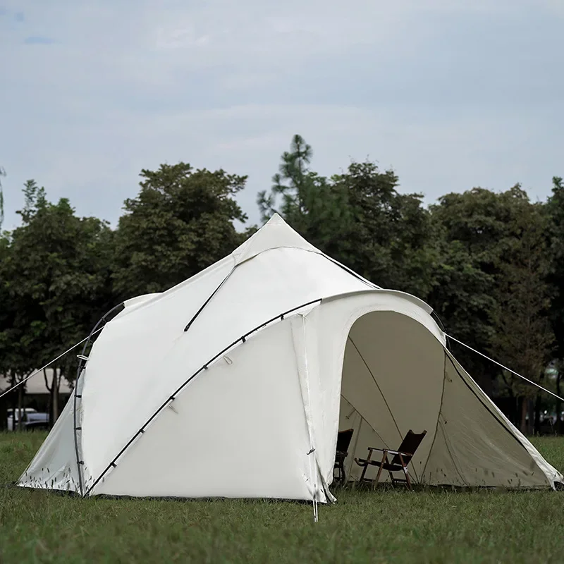 Outdoor Camping Oxford Tent Thickened Waterproof Portable Roof Pyramid Tunnel Tent
Outdoor Camping Oxford Tent Thickened Waterproof Portable Roof Pyramid Tunnel Tent