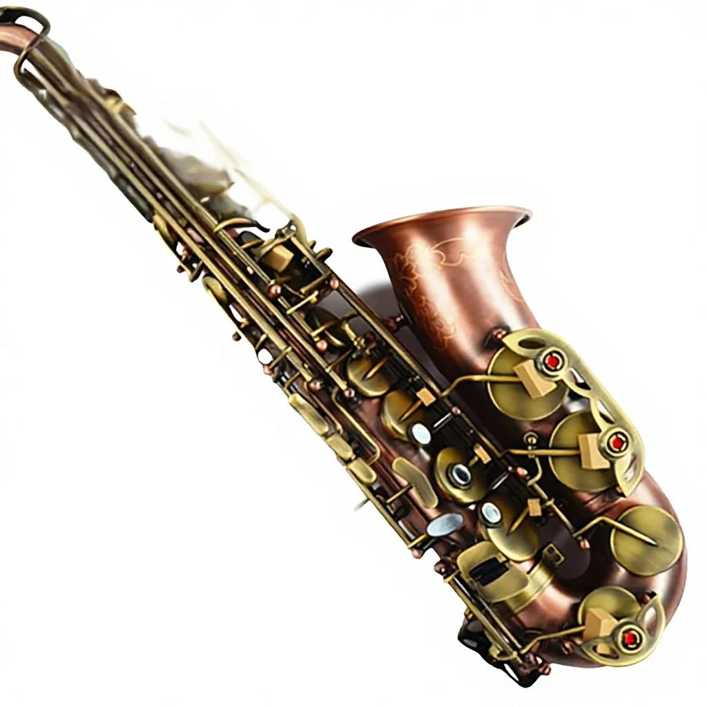 Ehrman Brass Midrange Drop E Red Ancient Body Green Key Saxophone Antique Copper Finish High-end Leather Bag Factory Outlet
Ehrman Brass Midrange Drop E Red Ancient Body Green Key Saxophone Antique Copper Finish High-end Leather Bag Factory Outlet