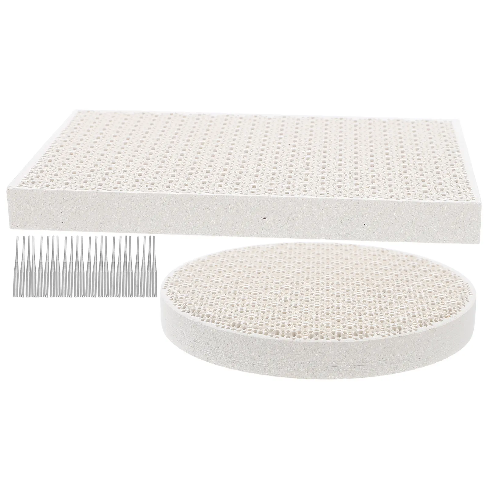 1Set Honeycomb Ceramic Soldering Board Jewelry Making Tools Kit for Casting Welding Melting Small Portable Jewelry Soldering
1Set Honeycomb Ceramic Soldering Board Jewelry Making Tools Kit for Casting Welding Melting Small Portable Jewelry Soldering