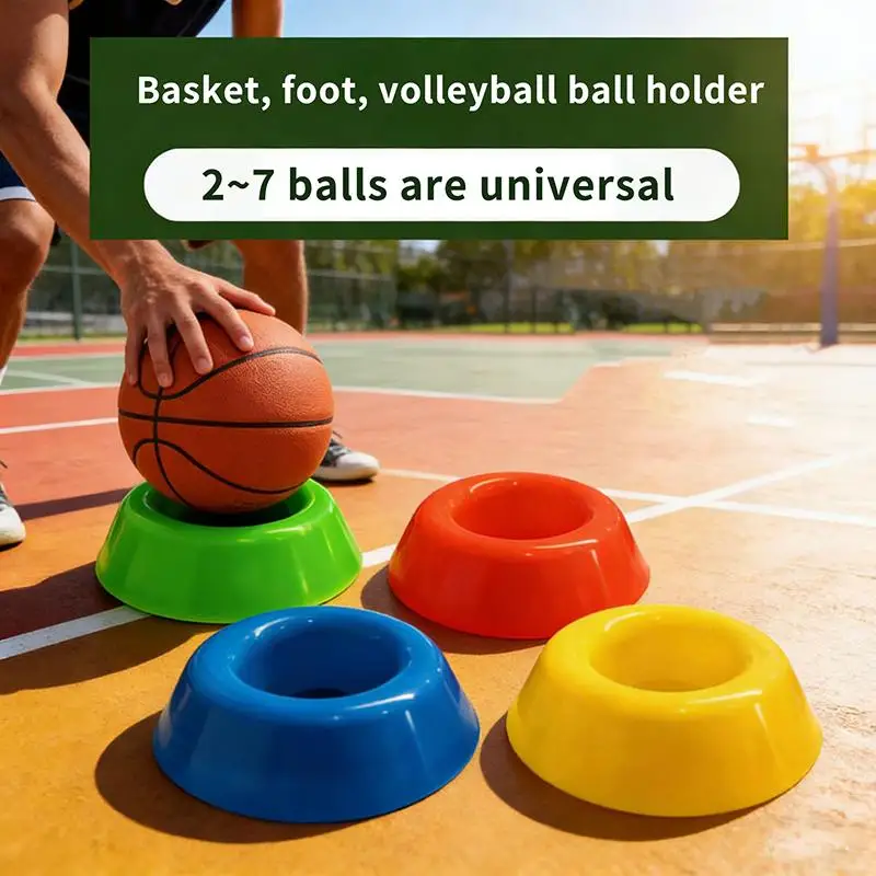 New 1/5Pcs Heavy Duty Plastic Sphere Display Rack Versatile Ball Holder For Basketball Football Volleyball Bowling Soccer Sports
New 1/5Pcs Heavy Duty Plastic Sphere Display Rack Versatile Ball Holder For Basketball Football Volleyball Bowling Soccer Sports