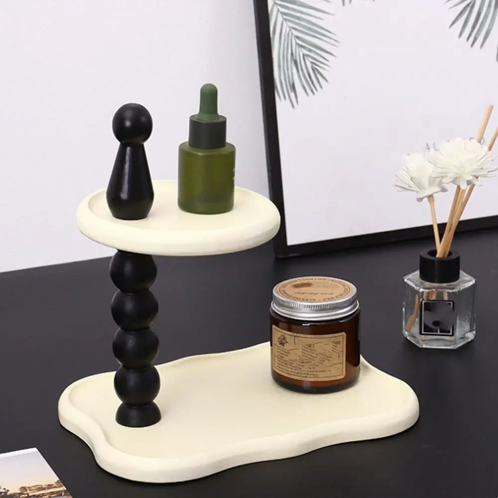 Multi-Function Wooden Jewelry Storage Rack Double-layer Simple Jewelry Display Plate Detachable Creative Bathroom Shelf Washroom
Multi-Function Wooden Jewelry Storage Rack Double-layer Simple Jewelry Display Plate Detachable Creative Bathroom Shelf Washroom