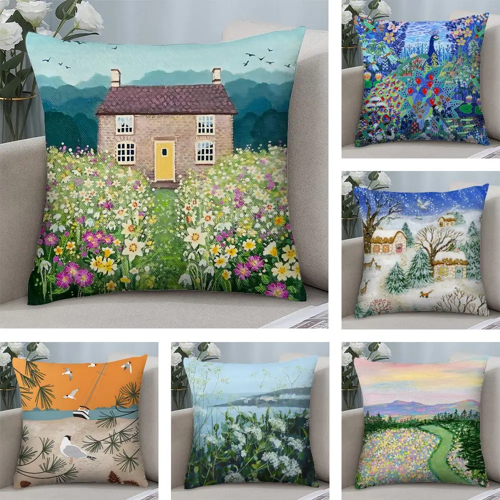 Springtime Rural Plants Wildflower Cushion Cover Square Pillow Bedroom Sofa Leisure Comfort Living Room Home Decoration 40X40
Springtime Rural Plants Wildflower Cushion Cover Square Pillow Bedroom Sofa Leisure Comfort Living Room Home Decoration 40X40