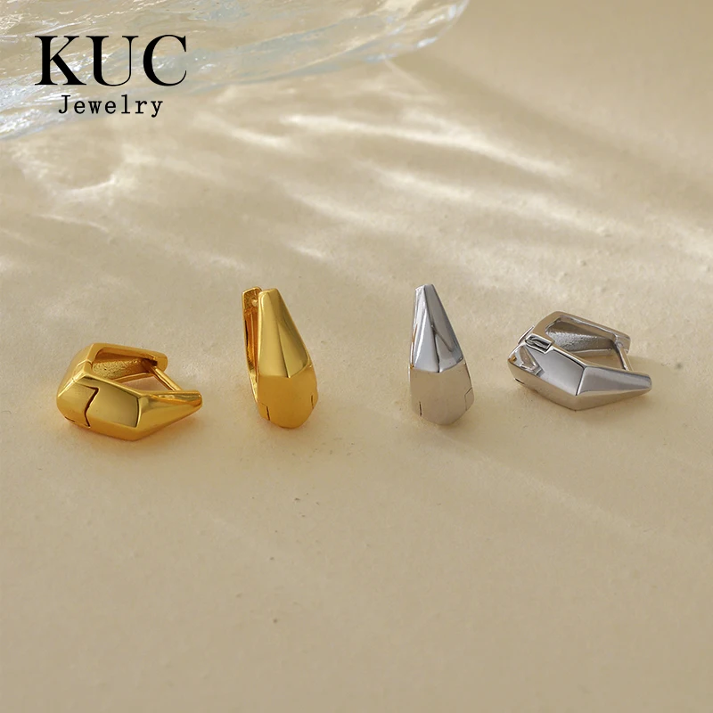 925 Sterling Silver Earrings Original Certificate Geometric Irregular Ear Clip Earrings For Women Factory Direct Sales
925 Sterling Silver Earrings Original Certificate Geometric Irregular Ear Clip Earrings For Women Factory Direct Sales