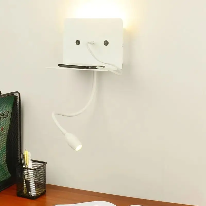 Modern Bed lamp Interior wall lamp with USB Charging Decoration for bedroom Reading Lighting hotel headboard 3W led wall Light
Modern Bed lamp Interior wall lamp with USB Charging Decoration for bedroom Reading Lighting hotel headboard 3W led wall Light