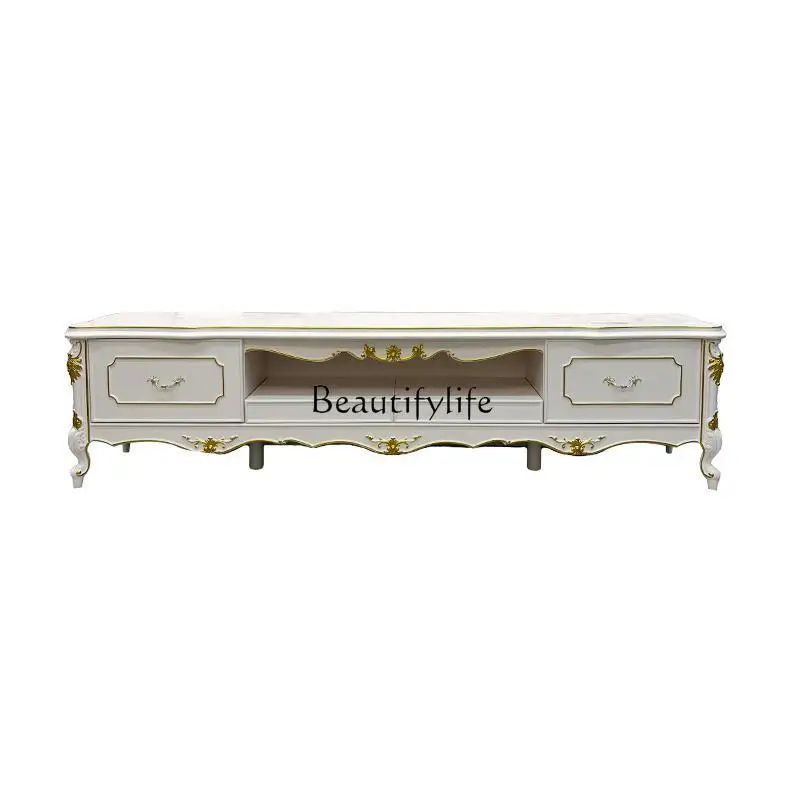 European solid wood TV cabinet solid wood small apartment living room video floor cabinet
European solid wood TV cabinet solid wood small apartment living room video floor cabinet