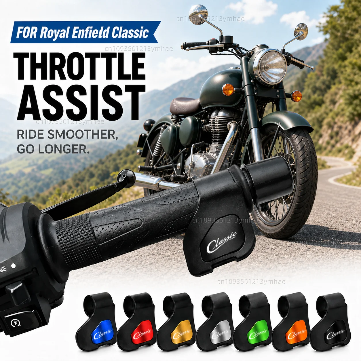 FOR Royal Enfield Classic 350 500 2009-2026 Motorcycle Throttle Assistant Clip Labor Saver Acceleration Labor-saving Auxiliary
FOR Royal Enfield Classic 350 500 2009-2026 Motorcycle Throttle Assistant Clip Labor Saver Acceleration Labor-saving Auxiliary