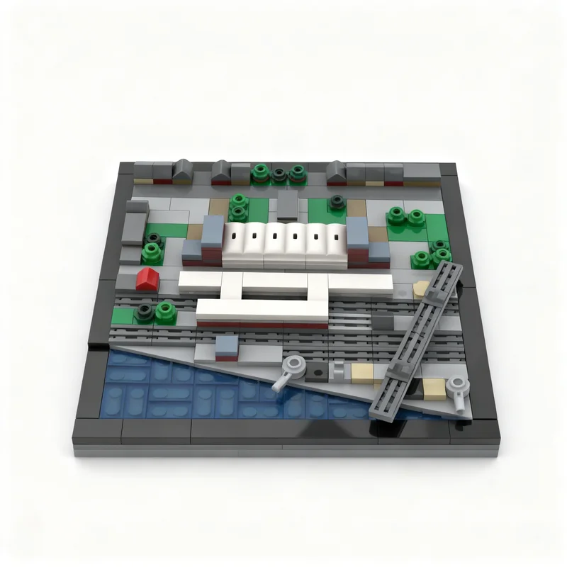299PCS MOC Architecture Gro Markthalle Model Custom Building Blocks DIY Assembly Display Gift Collectible Decoration Building
299PCS MOC Architecture Gro Markthalle Model Custom Building Blocks DIY Assembly Display Gift Collectible Decoration Building