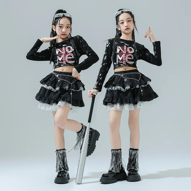 Jazz Dance Costume Long Sleeved Corp Top Cake Skirt Outfits Hip-hop Suit Street Dance Clothes Catwalk Show Costumes DQL9878
Jazz Dance Costume Long Sleeved Corp Top Cake Skirt Outfits Hip-hop Suit Street Dance Clothes Catwalk Show Costumes DQL9878