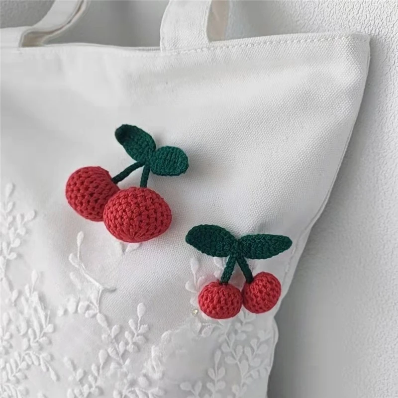 Red Knitted 3D Small Cherry Brooch Cute Fruit Pin for Women Girls Sweater Scarf Decorative Versatile Daily Premium Handmade
Red Knitted 3D Small Cherry Brooch Cute Fruit Pin for Women Girls Sweater Scarf Decorative Versatile Daily Premium Handmade