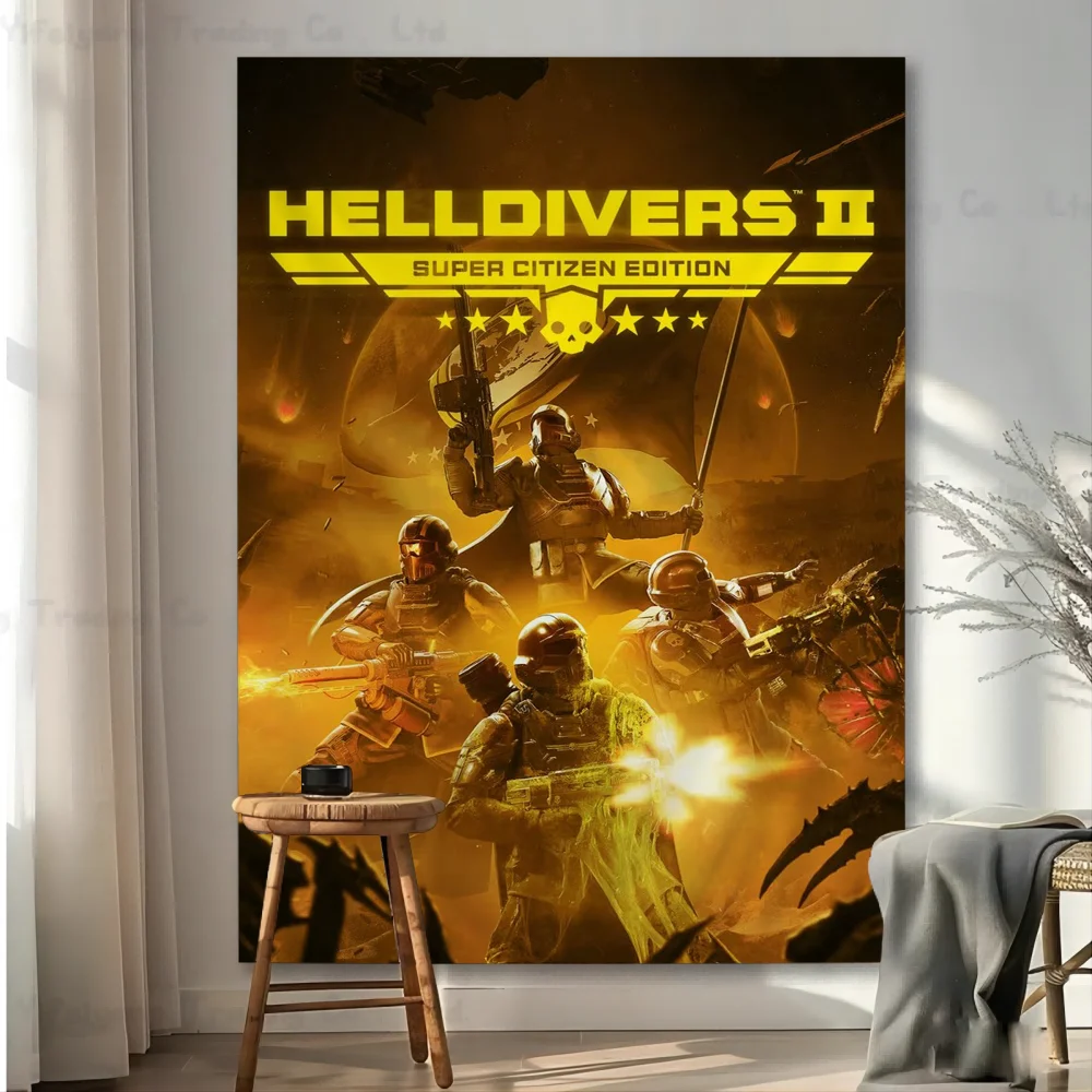 Helldiver 2 Video Game DIY Wall Tapestry Art Science Fiction Room Home Decor Wall Art Decor
Helldiver 2 Video Game DIY Wall Tapestry Art Science Fiction Room Home Decor Wall Art Decor