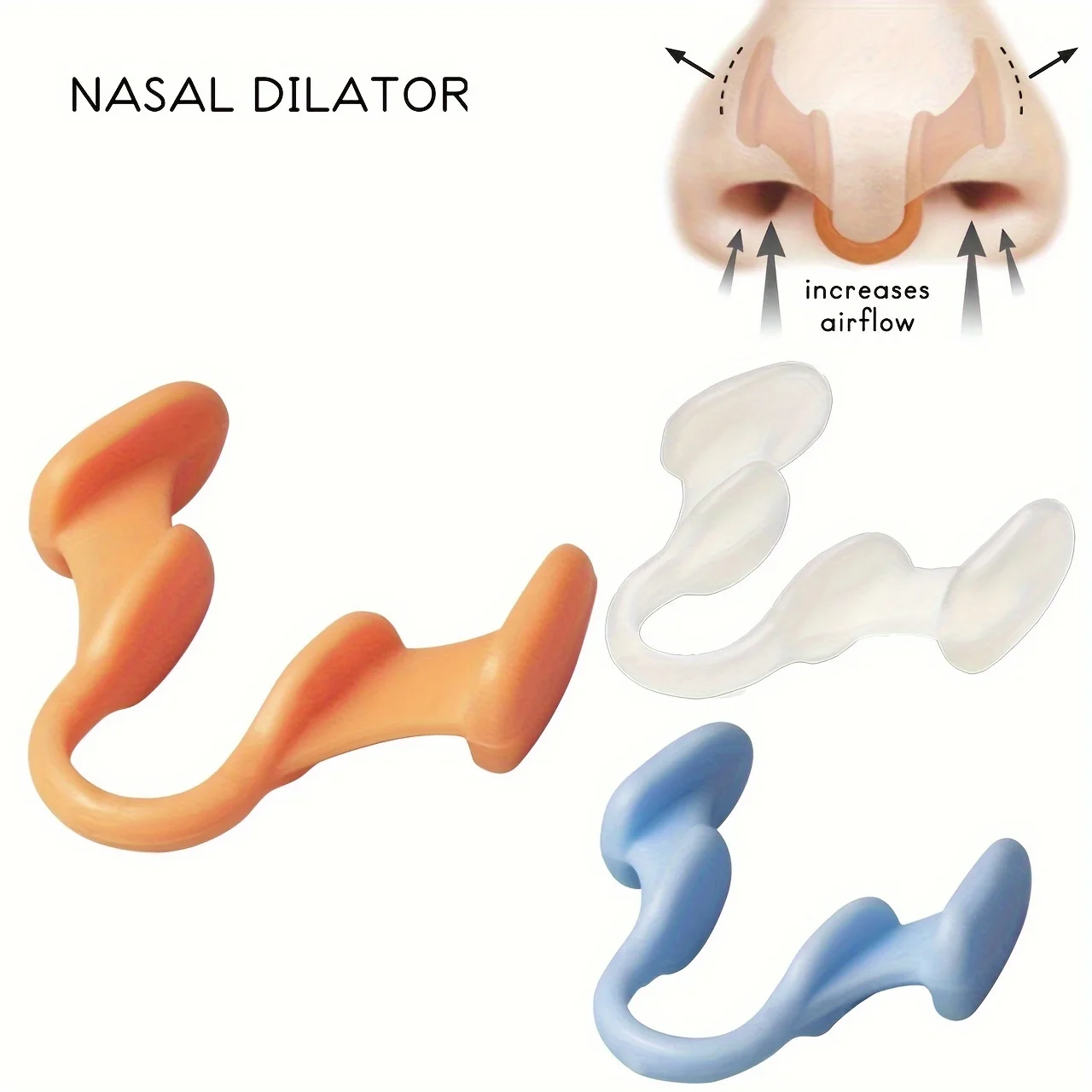 4pcs Silicone Sleep Aid Nose Expanders - Enhances Oxygen Flow, Improves Sleep Quality & Snoring Relief, Battery-Free
4pcs Silicone Sleep Aid Nose Expanders - Enhances Oxygen Flow, Improves Sleep Quality & Snoring Relief, Battery-Free
