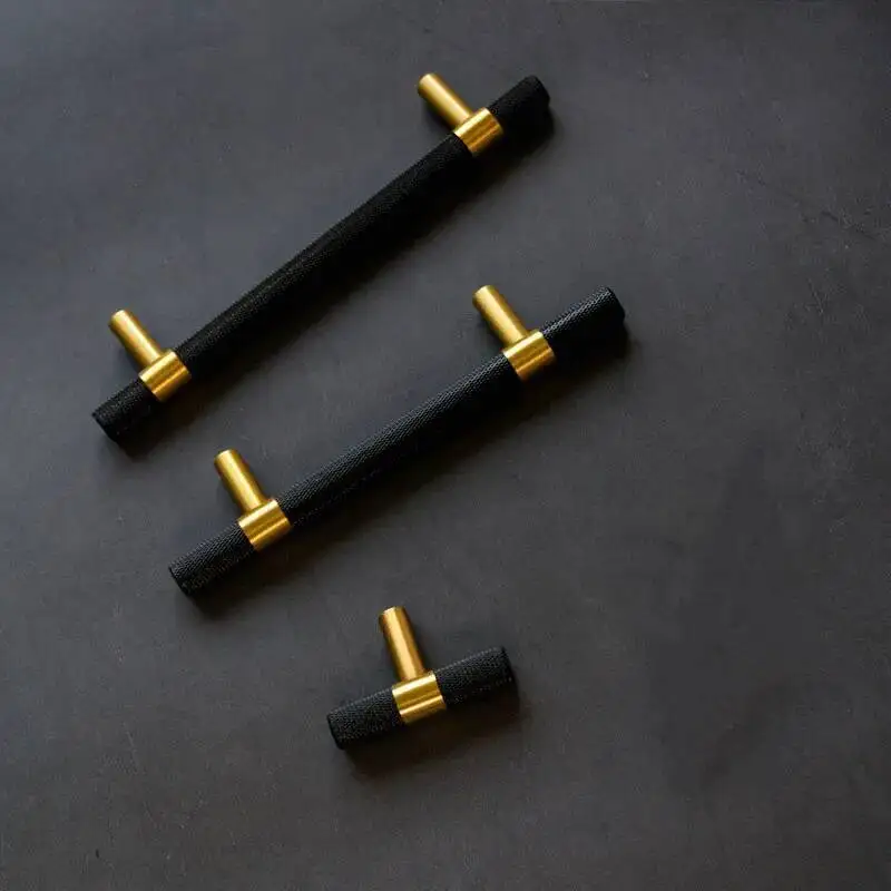 Brass Black Reticulated Knur / Textured T Bar Handle Kitchen Cupboard Cabinet Door Knobs And Pulls Furniture Handles Hardware
Brass Black Reticulated Knur / Textured T Bar Handle Kitchen Cupboard Cabinet Door Knobs And Pulls Furniture Handles Hardware