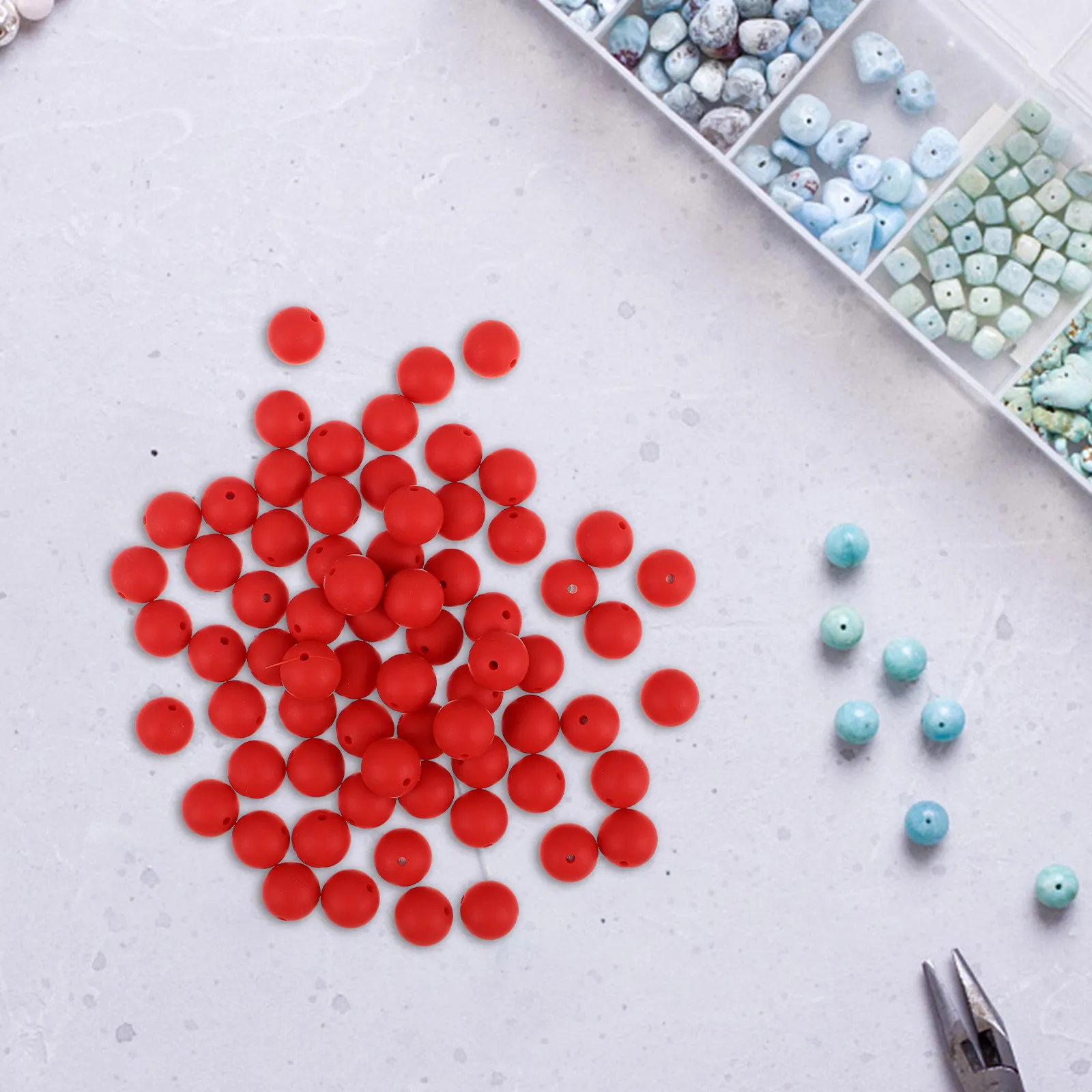 100 шт. силиконовых круглых бусин оптом, яркие цветные рассыпные бусины для рукоделия, изготовления украшений, прорезывателей, браслетов, цепочек для пустышек
100 шт. силиконовых круглых бусин оптом, яркие цветные рассыпные бусины для рукоделия, изготовления украшений, прорезывателей, браслетов, цепочек для пустышек