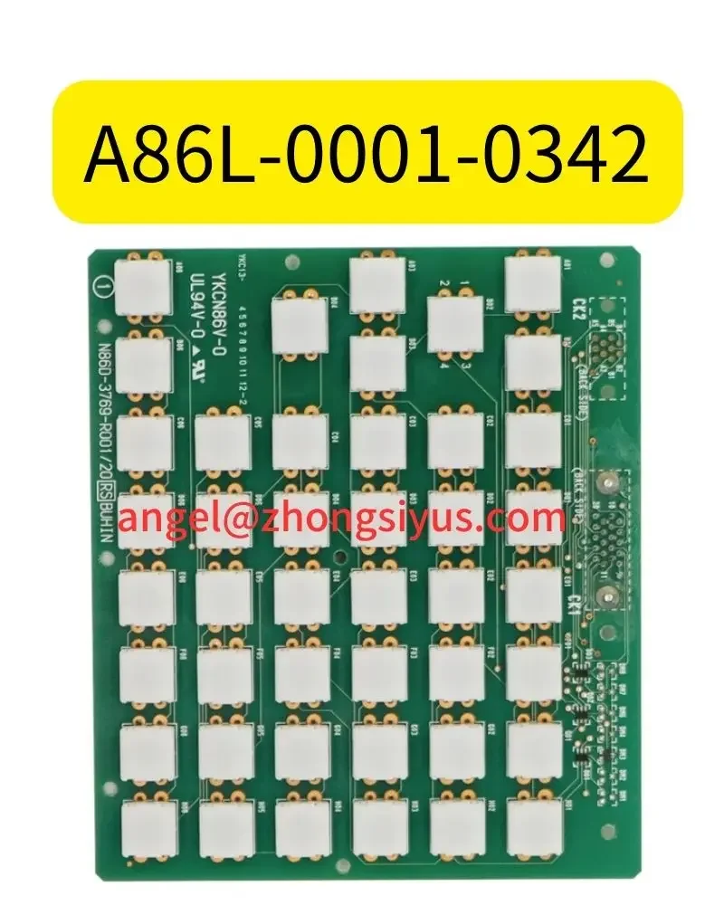 Second hand Fanuc Keyboard Circuit Board A86L-0001-0342 N860-3769-R001/20 N86D-3769-R001/20
Second hand Fanuc Keyboard Circuit Board A86L-0001-0342 N860-3769-R001/20 N86D-3769-R001/20