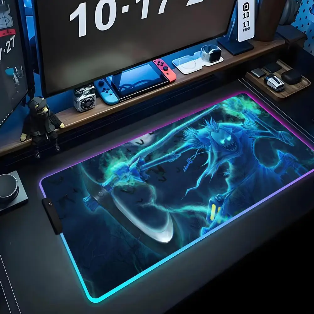 Fiddlesticks Коврик для мыши RGB Игровой коврик для мыши Большой светодиодный коврик для ПК Настольный коврик Светящийся коврик для мыши Большие коврики для клавиатуры Настольный коврик с подсветкой
Fiddlesticks Коврик для мыши RGB Игровой коврик для мыши Большой светодиодный коврик для ПК Настольный коврик Светящийся коврик для мыши Большие коврики для клавиатуры Настольный коврик с подсветкой