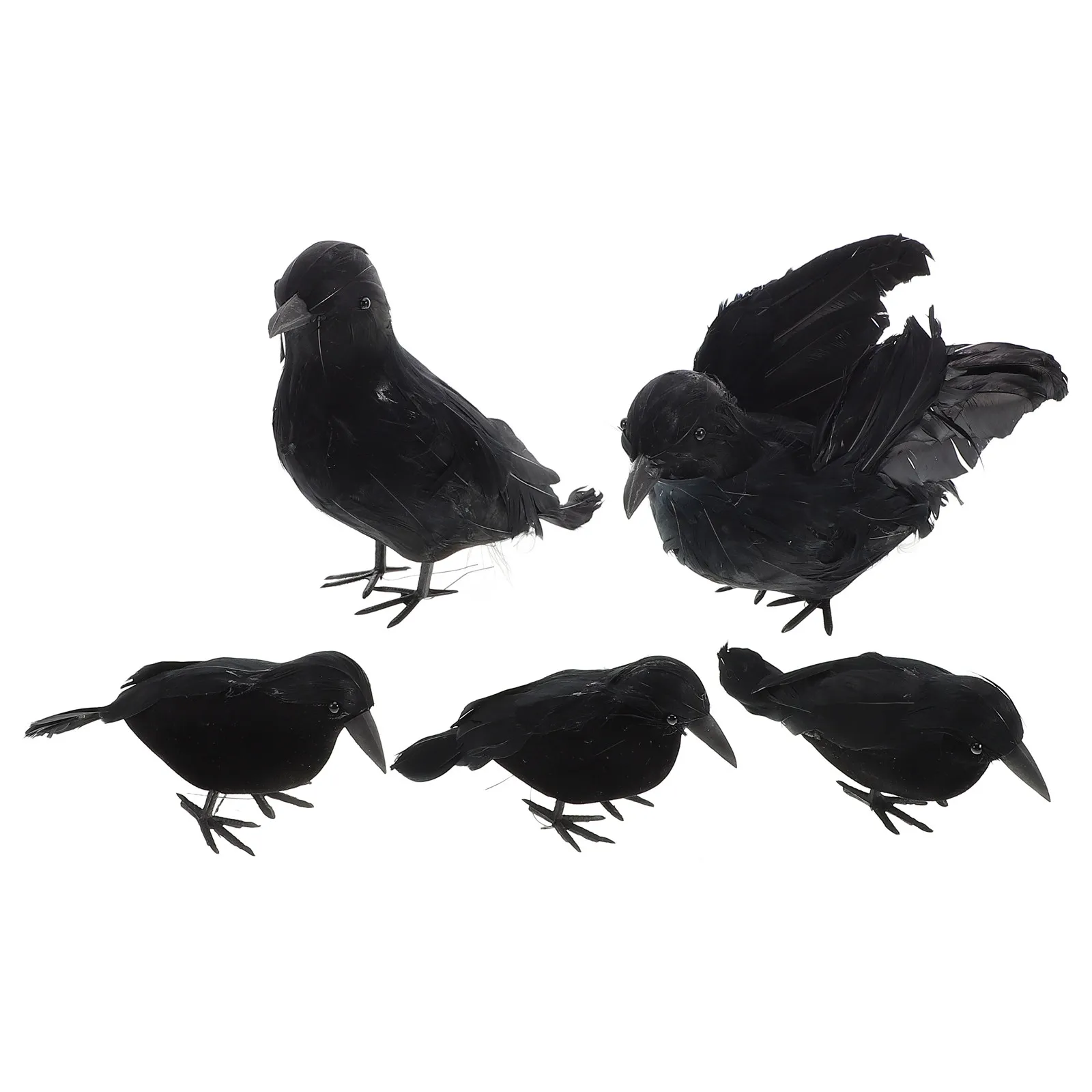 5 фигурок воронов для декора на Хэллоуин, искусственные модели птиц, имитация воронов для вечеринок
5 фигурок воронов для декора на Хэллоуин, искусственные модели птиц, имитация воронов для вечеринок