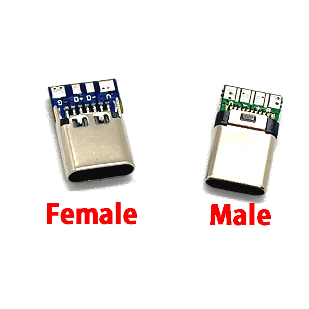 USB 3.1 Type-C Connector 12Pin 24Pin Female/Male Socket Receptacle Adapter to Solder Wire & Cable 24 Pins Support PCB Board
USB 3.1 Type-C Connector 12Pin 24Pin Female/Male Socket Receptacle Adapter to Solder Wire & Cable 24 Pins Support PCB Board