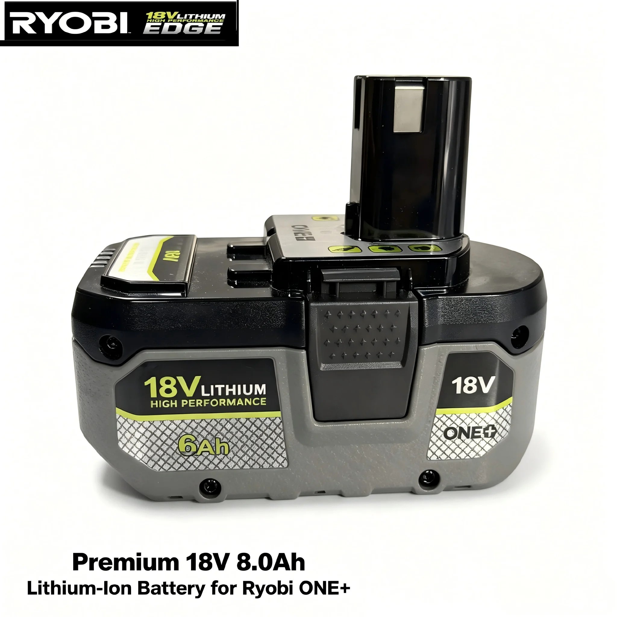High Capacity RYOBI ONE+18V Lithium Battery System Long Runtime Replacement Pack Fit Drill Saw DIY Professional Working Tools
High Capacity RYOBI ONE+18V Lithium Battery System Long Runtime Replacement Pack Fit Drill Saw DIY Professional Working Tools