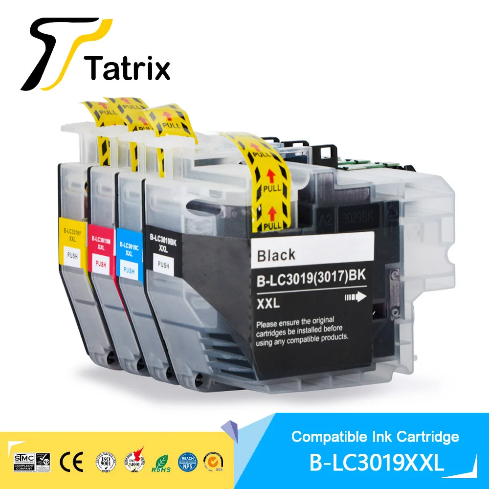 LC3019 XXL LC3019XXL Full Ink Carttidge BK/C/M/Y Compatible For Brother MFC-J5330DW MFC-J6530DW MFC-J6730DW MFC-J6930DW Prtiner
LC3019 XXL LC3019XXL Full Ink Carttidge BK/C/M/Y Compatible For Brother MFC-J5330DW MFC-J6530DW MFC-J6730DW MFC-J6930DW Prtiner