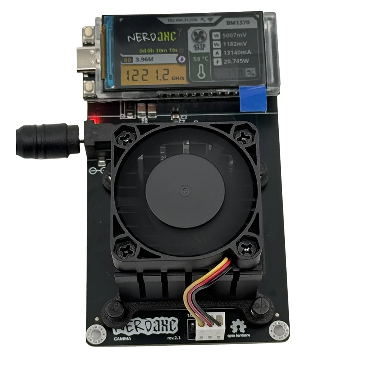 Bitaxe Gamma 601 Nerdaxe 1.2TH/S BTC Solo Miner 1200GH/S 18-22W BM1370 Asic от Antminer S21 Pro Crypto Miner UK PLUG
Bitaxe Gamma 601 Nerdaxe 1.2TH/S BTC Solo Miner 1200GH/S 18-22W BM1370 Asic от Antminer S21 Pro Crypto Miner UK PLUG