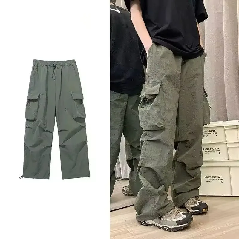Work Pants Hot Selling New Japanese Retro High Street Pants with Multiple Pockets Parachutes Casual Loose and Comfortable Pants
Work Pants Hot Selling New Japanese Retro High Street Pants with Multiple Pockets Parachutes Casual Loose and Comfortable Pants