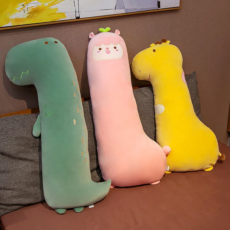 Cute dinosaur long pillow plush toy big doll on the bed can be detached and washed
Cute dinosaur long pillow plush toy big doll on the bed can be detached and washed