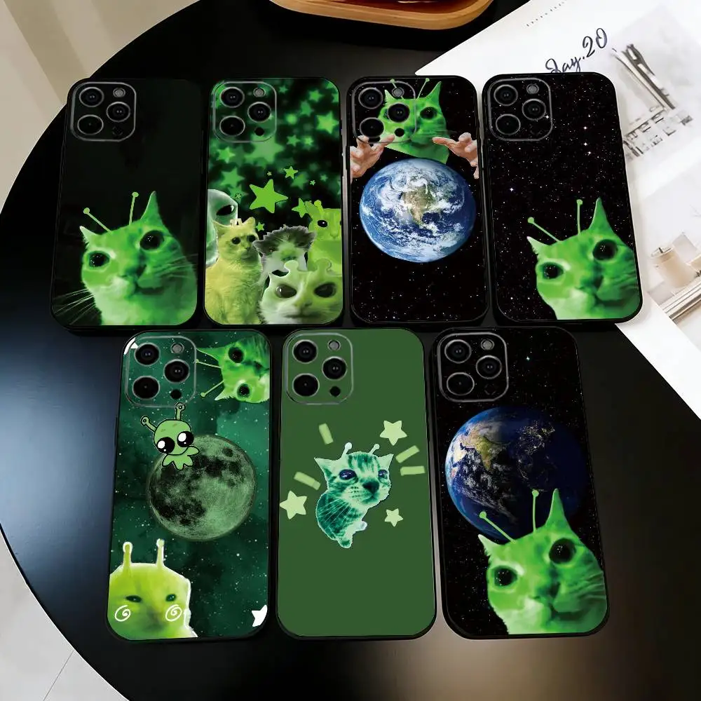 A-alien cat Phone Case For iPhone 17,16,15,14,13,12,11 Plus,Pro Max,XS,Soft Silicone Black Cover
A-alien cat Phone Case For iPhone 17,16,15,14,13,12,11 Plus,Pro Max,XS,Soft Silicone Black Cover